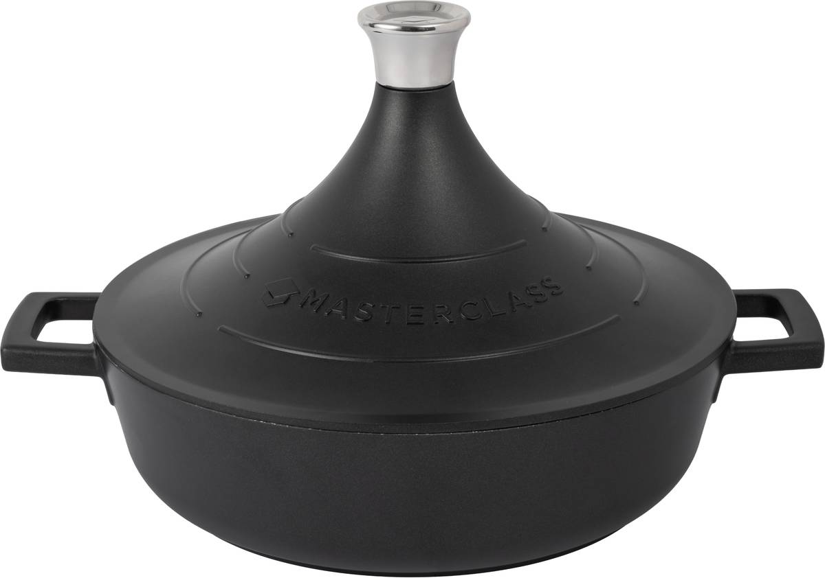 MasterClass Tajine z litého hliníku, 28 cm, černá