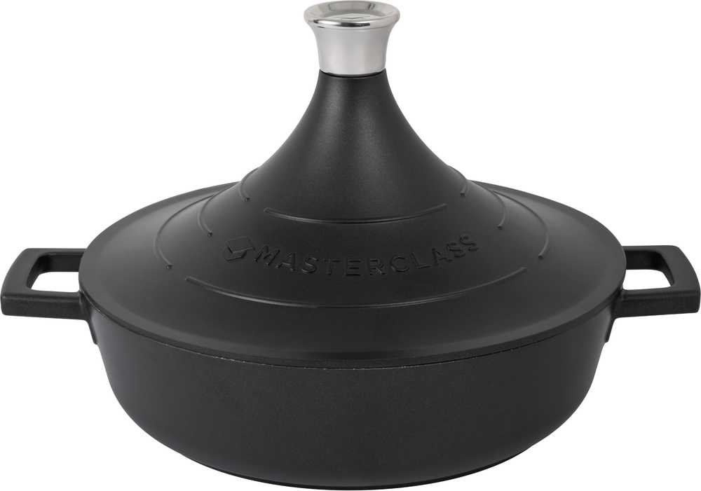 MasterClass Tajine z litého hliníku, 28 cm, černá