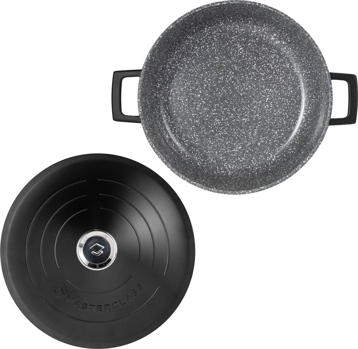 MasterClass Tajine z litého hliníku, 28 cm, černá