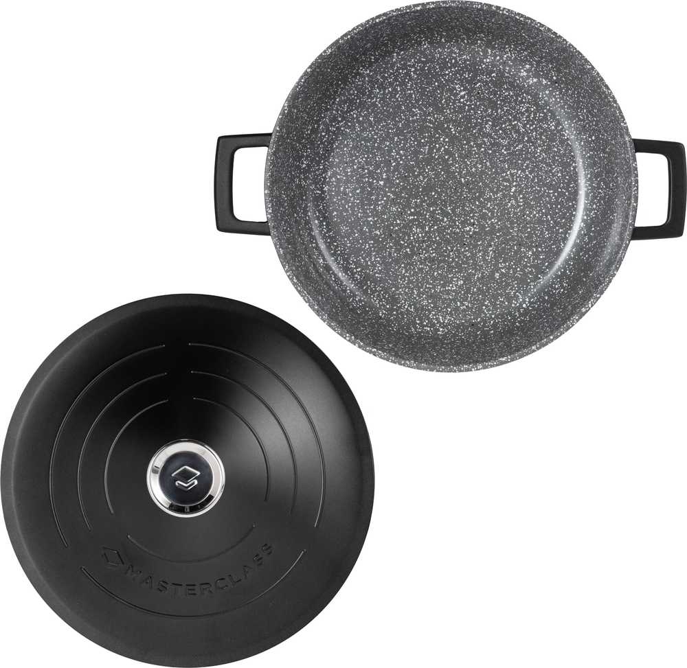 MasterClass Tajine z litého hliníku, 28 cm, černá