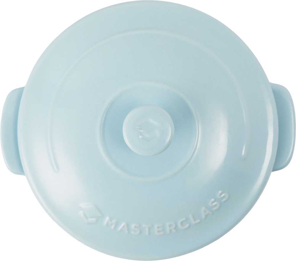 MasterClass Keramický minikastrol s pokličkou, 16 cm, nebesky modrá