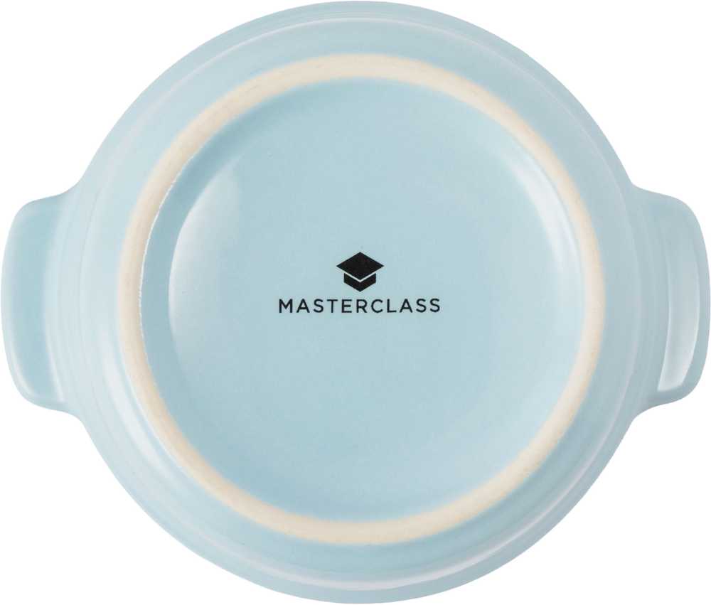MasterClass Keramický minikastrol s pokličkou, 16 cm, nebesky modrá