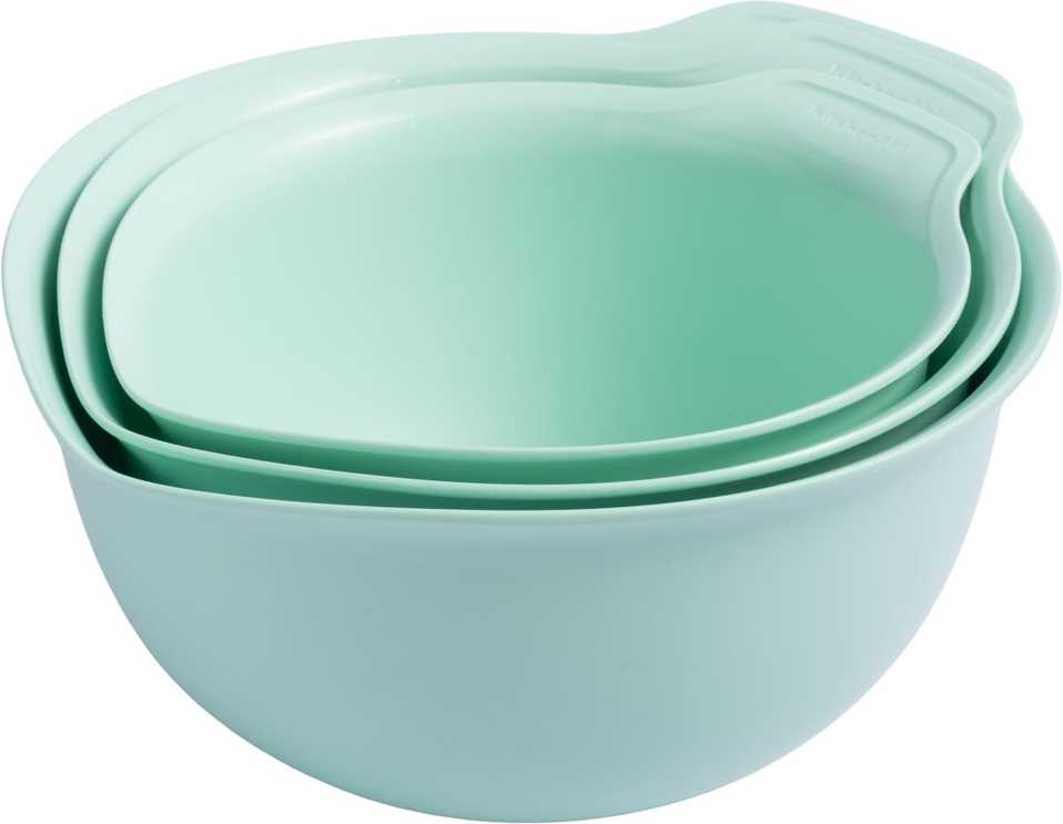 KitchenAid Sada mís na míchání, 3 ks, mátová