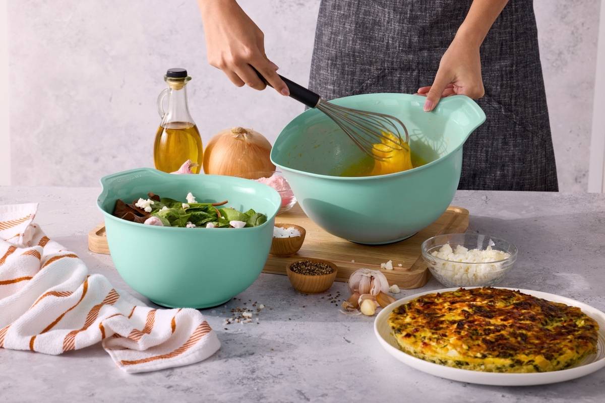 KitchenAid Sada mís na míchání, 3 ks, mátová