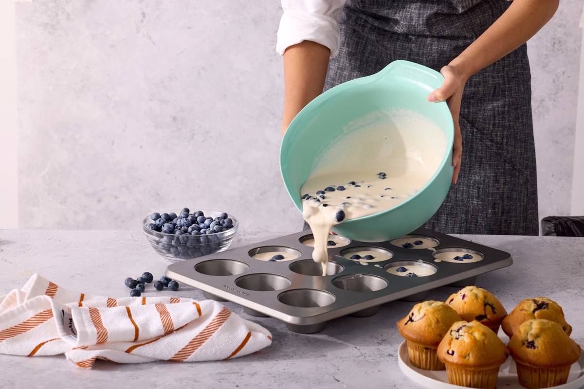 KitchenAid Sada mís na míchání, 3 ks, mátová