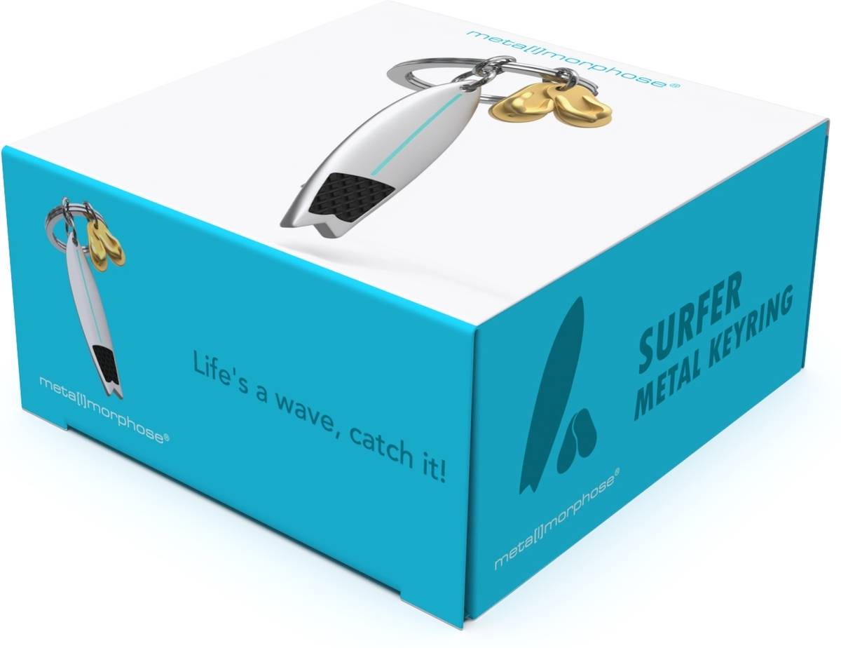 MTM Klíčenka s přívěskem surfu a žabkama