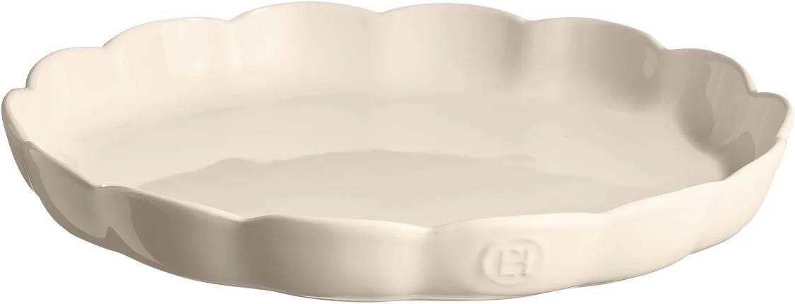 Emile Henry Madeleine Forma na koláč, nízká, 31 cm, slonová kost