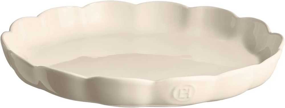 Emile Henry Madeleine Forma na koláč, nízká, 31 cm, slonová kost