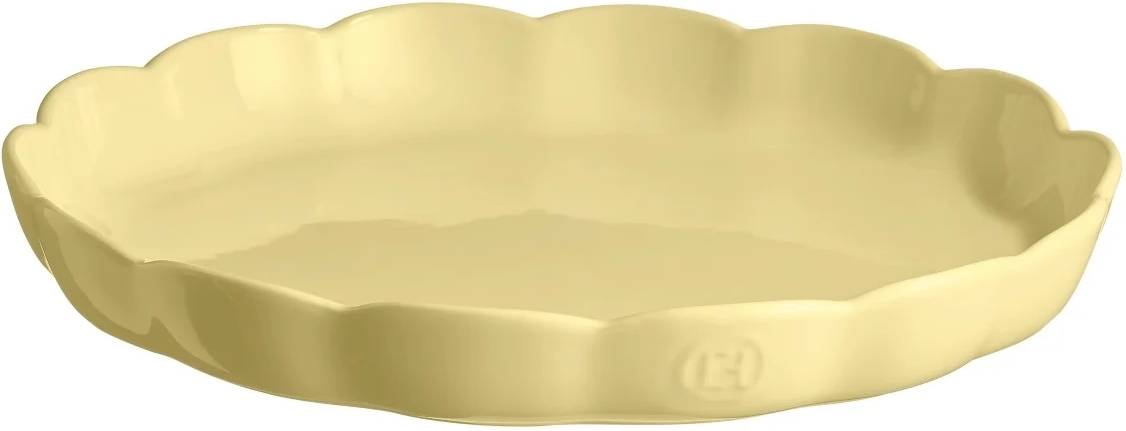 Emile Henry Madeleine Forma na koláč, nízká, 31 cm, Vanille
