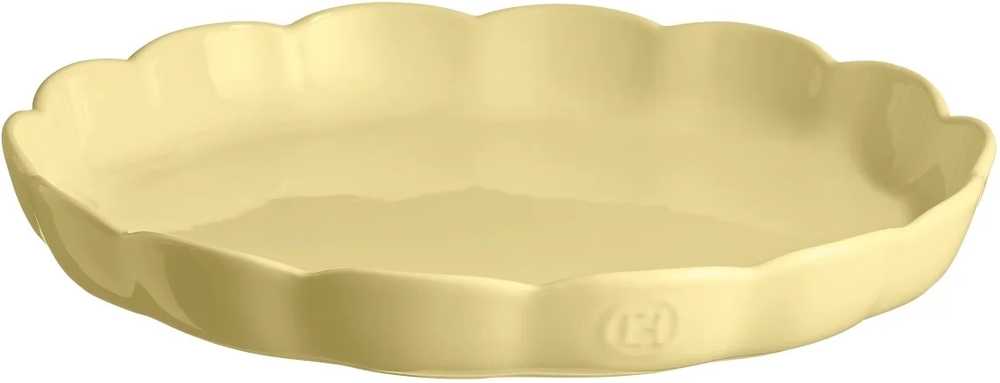 Emile Henry Madeleine Forma na koláč, nízká, 31 cm, Vanille