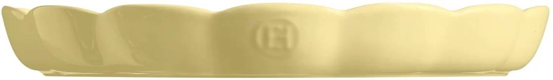 Emile Henry Madeleine Forma na koláč, nízká, 31 cm, Vanille