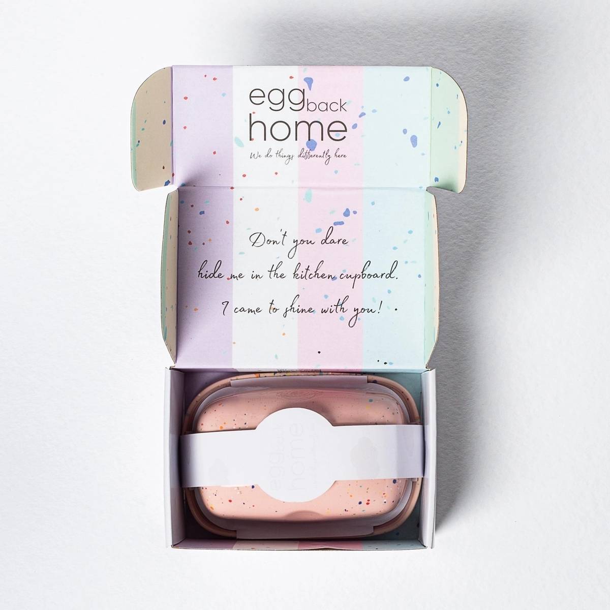 Egg Back Home New Party Kameninová máslenka, bílá