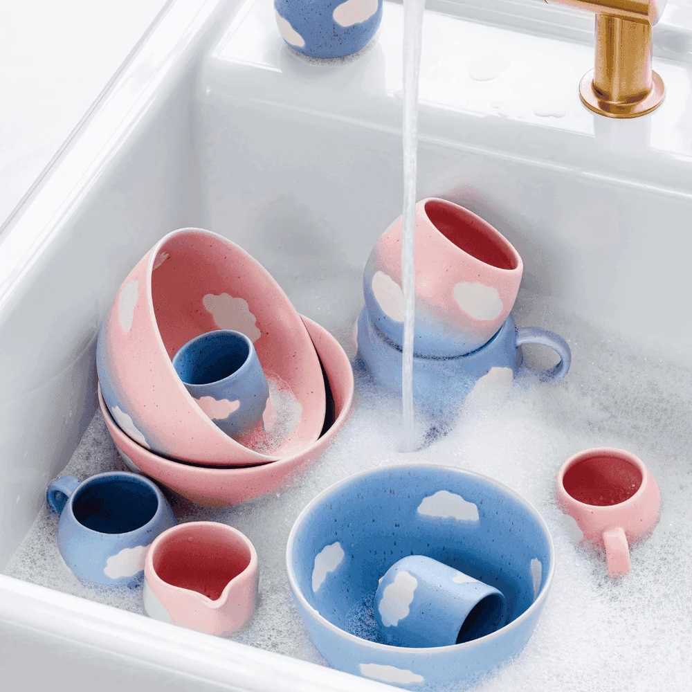 Egg Back Home Cloud Kameninový hrnek Sunset Medium, 250 ml