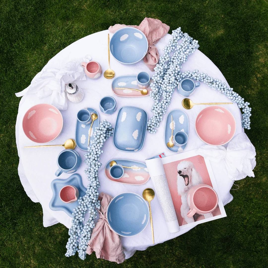 Egg Back Home Cloud Kameninový hrnek Sunset Medium, 250 ml