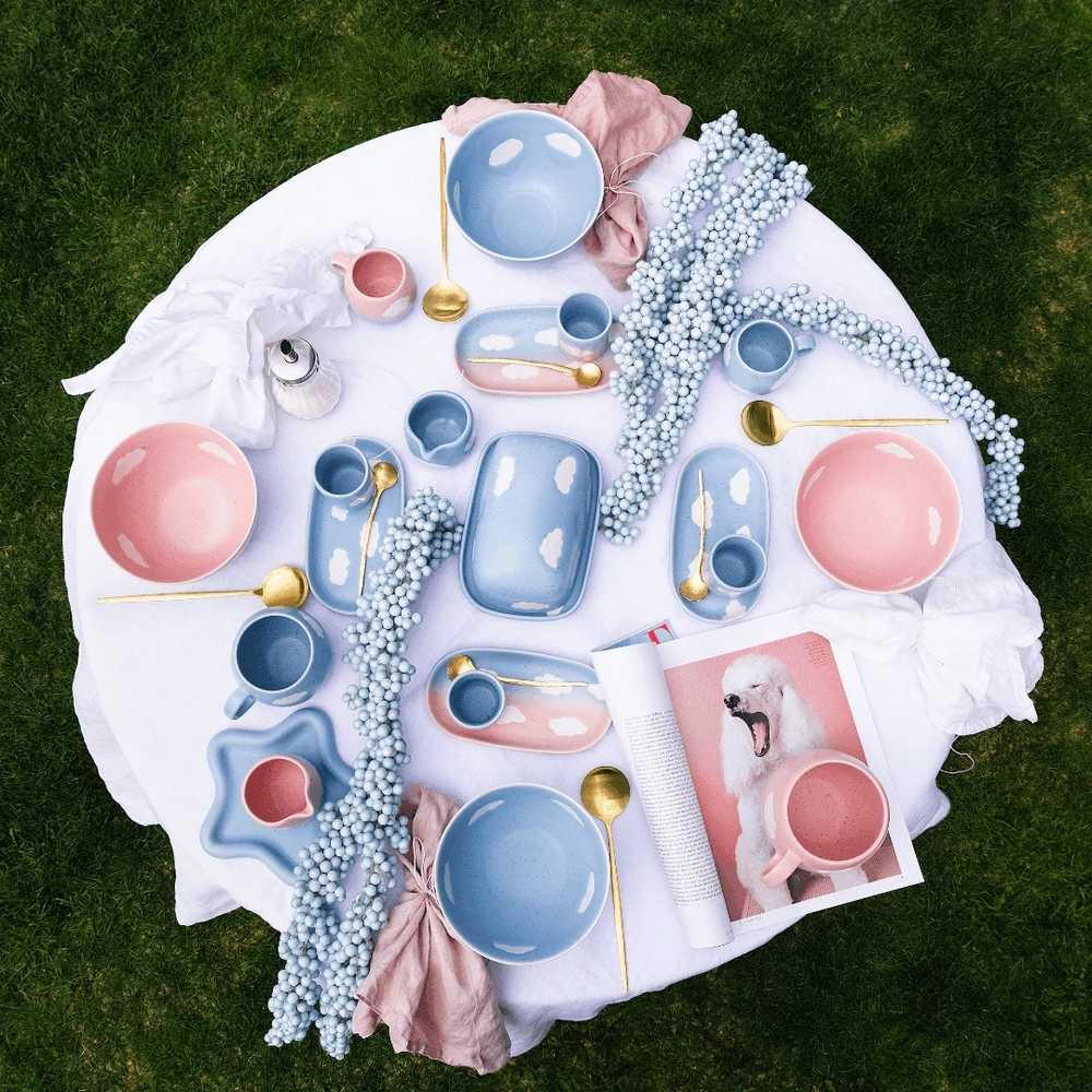 Egg Back Home Cloud Kameninový hrnek Sunset Medium, 250 ml