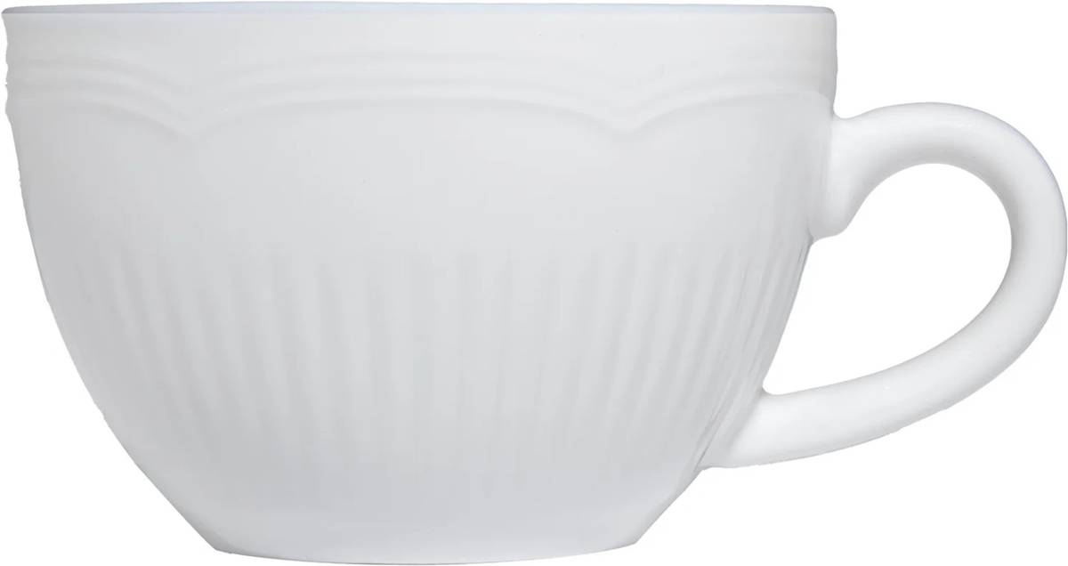 Maxwell & Williams White Basics Rococo Šálek s podšálkem, 90 ml