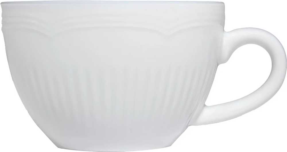 Maxwell & Williams White Basics Rococo Šálek s podšálkem, 90 ml