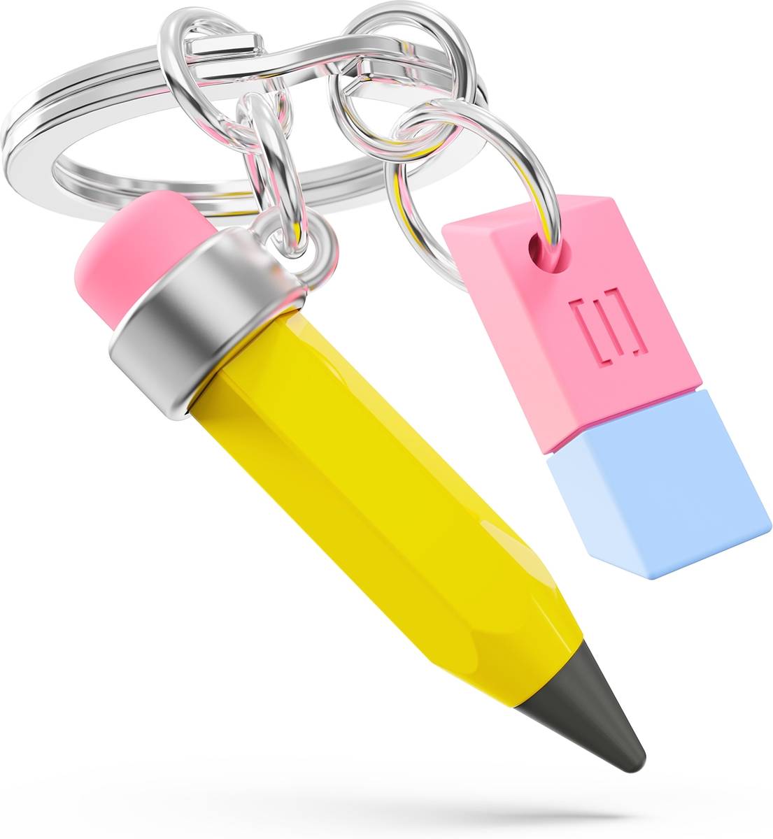 Meta[l]morphose Klíčenka s tužkou a gumou