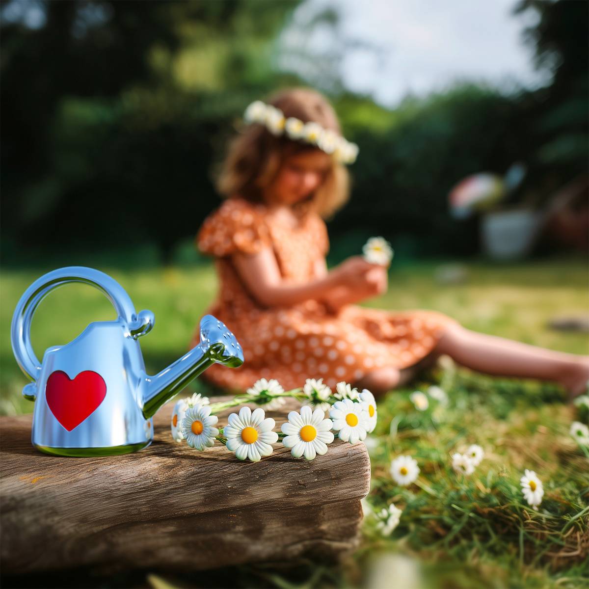 Meta[l]morphose Klíčenka s kopretinou a konvičkou