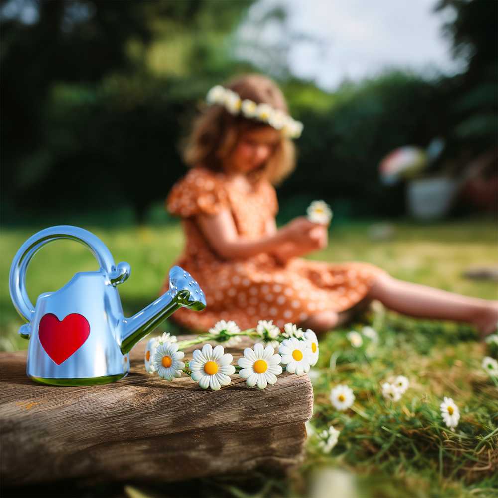 Meta[l]morphose Klíčenka s kopretinou a konvičkou