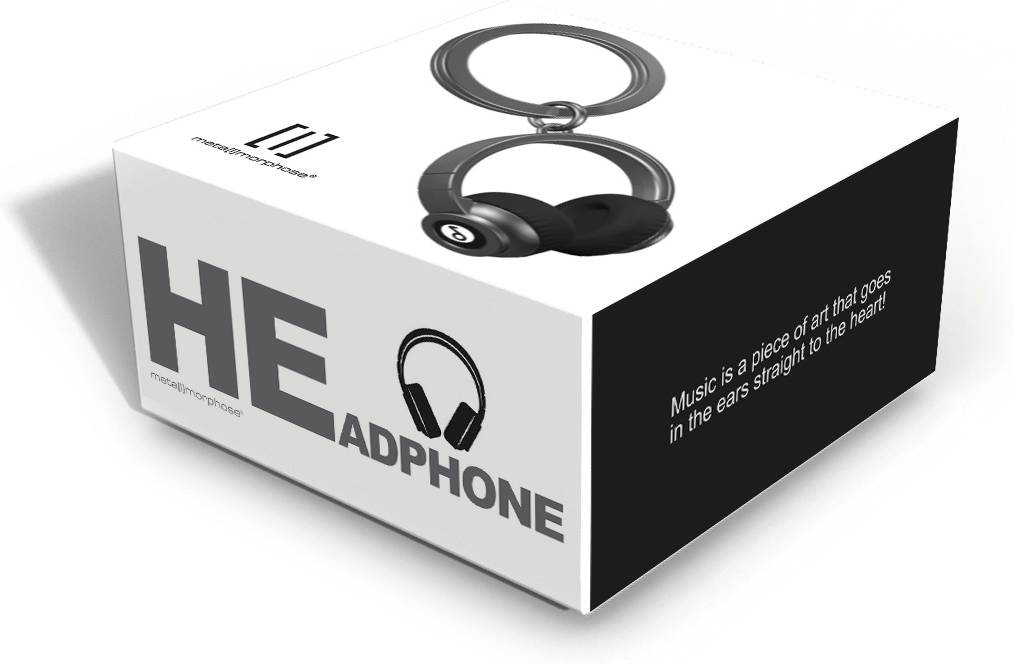 Meta[l]morphose Klíčenka se sluchátky, černá