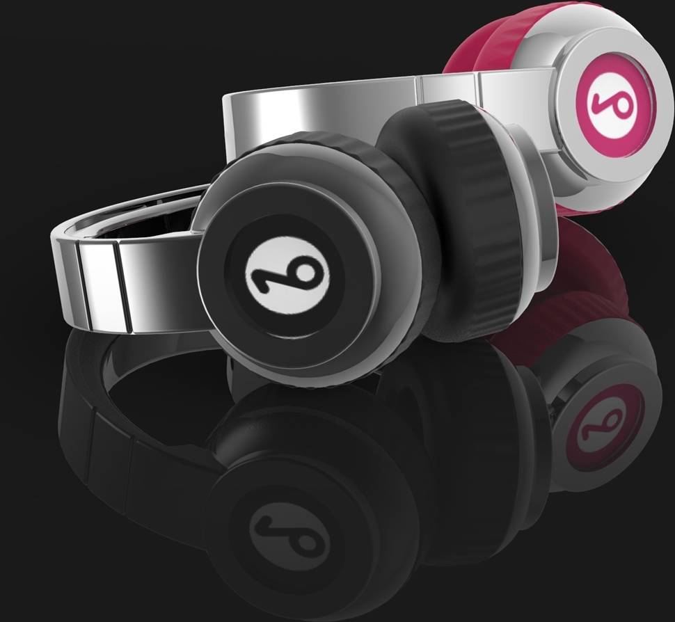 Meta[l]morphose Klíčenka se sluchátky, černá