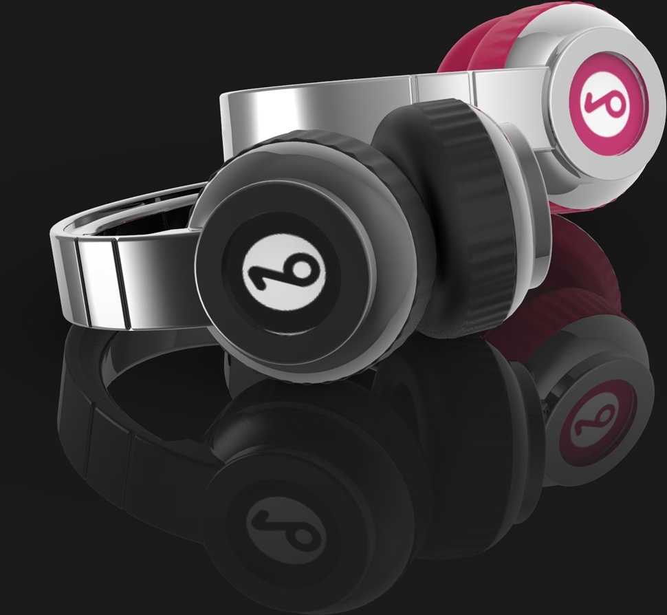 Meta[l]morphose Klíčenka se sluchátky, černá