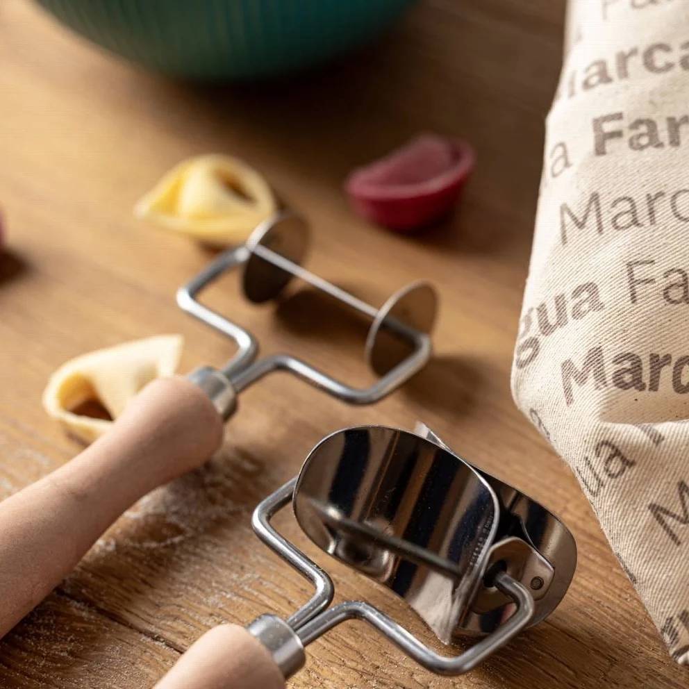 Marcato Sada na výrobu plněných těstovin Tortellini like a Pro, 4 ks