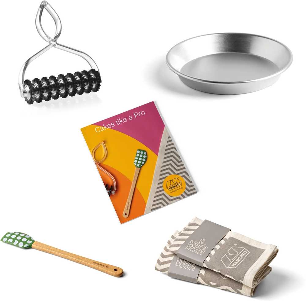 Marcato Sada na výrobu koláče Cakes like a Pro, 6 ks