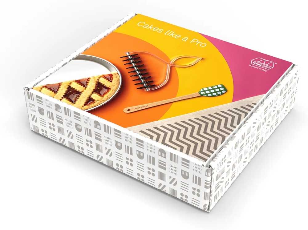 Marcato Sada na výrobu koláče Cakes like a Pro, 6 ks