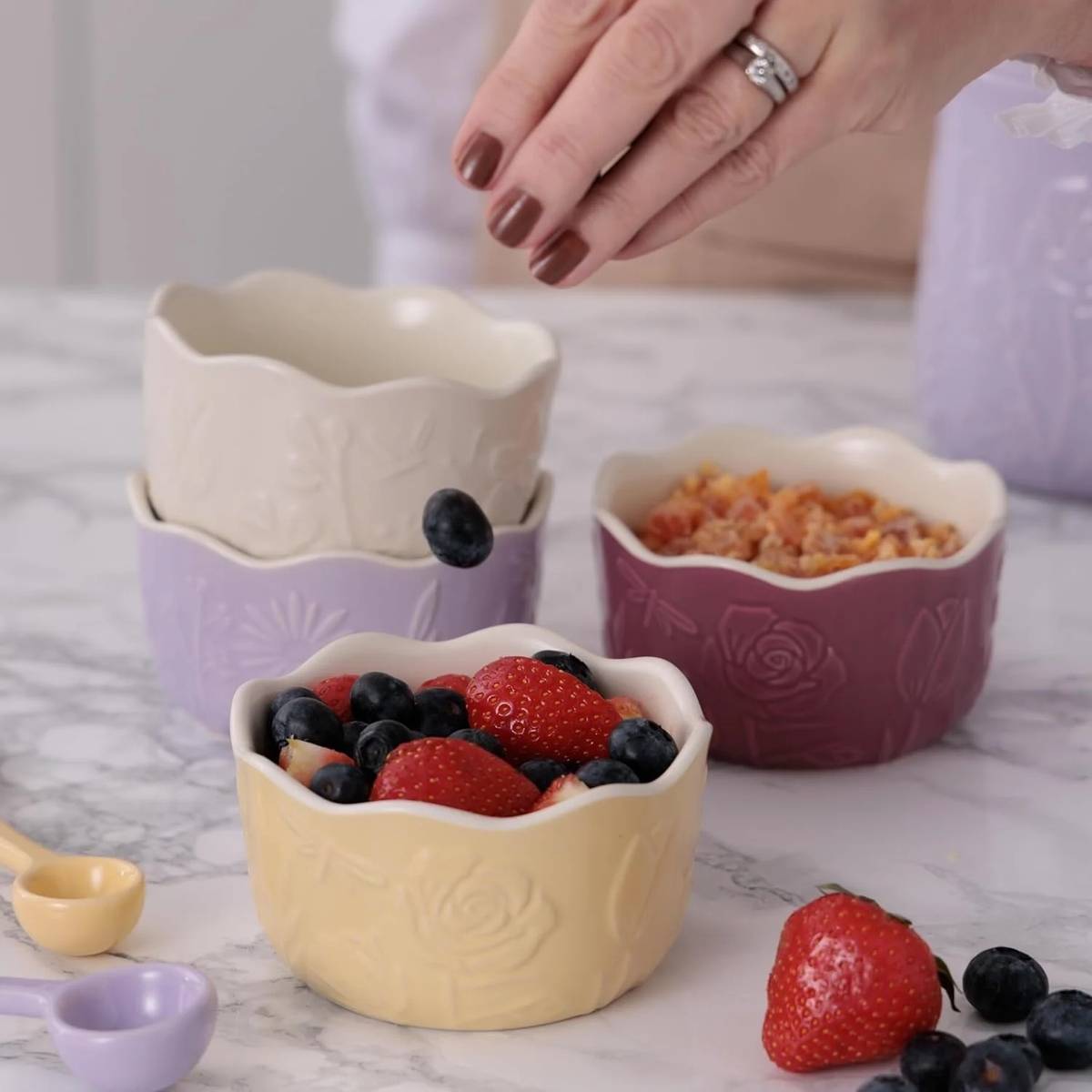 Mason Cash In The Meadow Sada forem ramekin, 4 ks