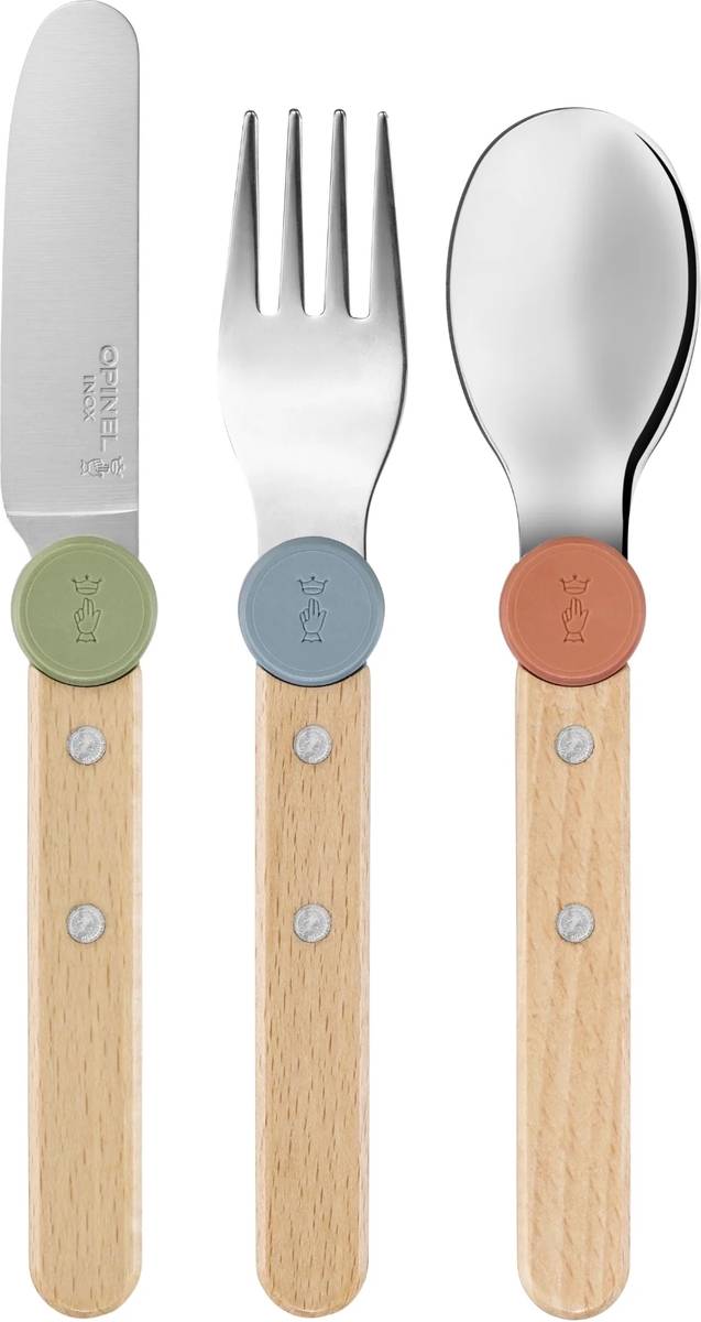 Opinel Le Petit Gourmet Sada dětských příborů, mix barev