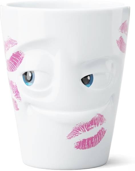 58products Hrnek s ouškem Kissed, 350 ml, movie edition