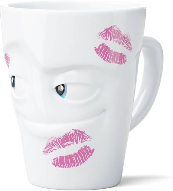 58products Hrnek s ouškem Kissed, 350 ml, movie edition