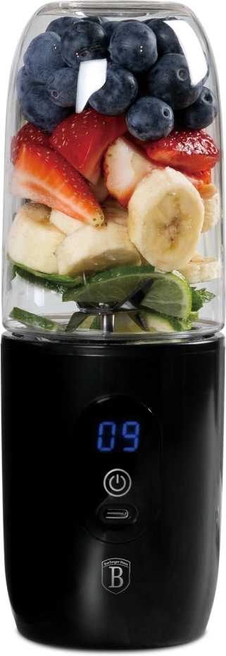 Berlingerhaus Mixér na smoothie na USB nabíjení, černá