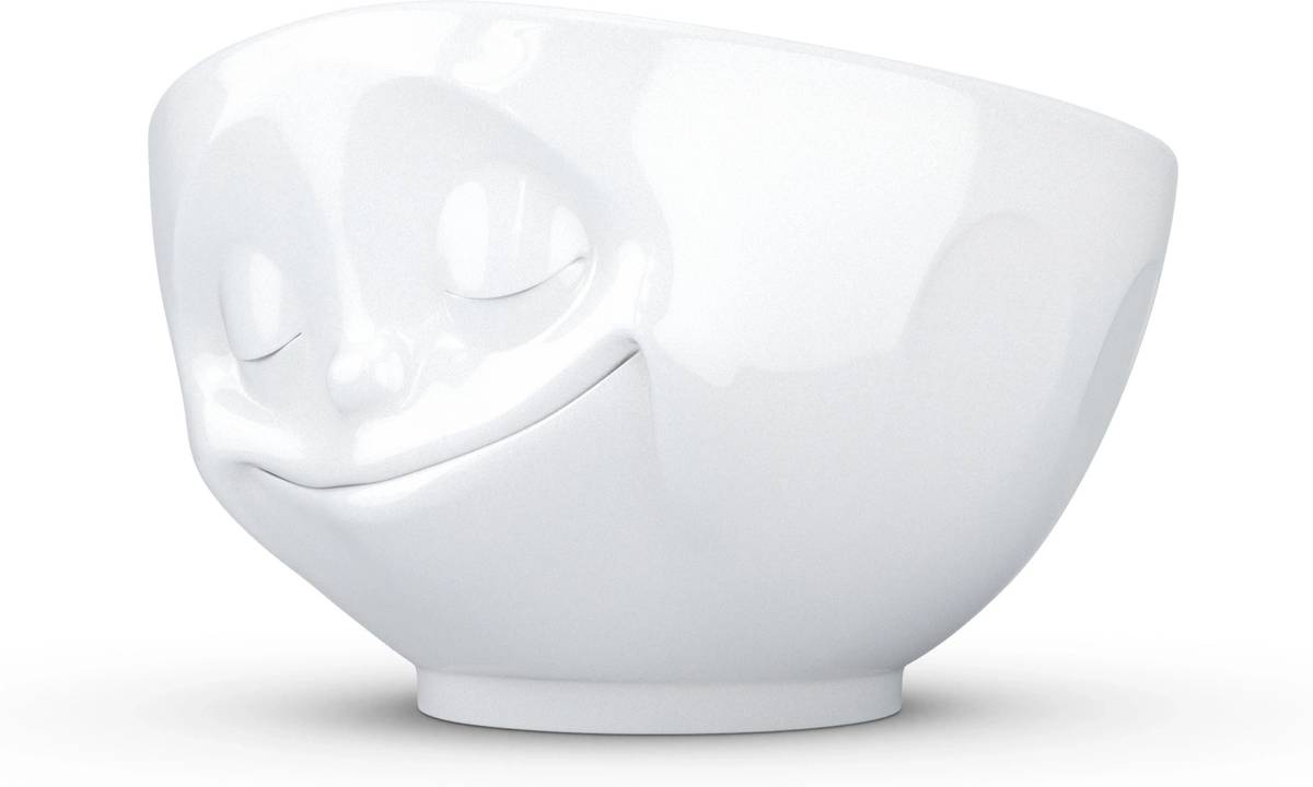 58products Porcelánová miska Tassen 58products 1000 ml | Šťastná - POŠKOZENÁ KRABICE