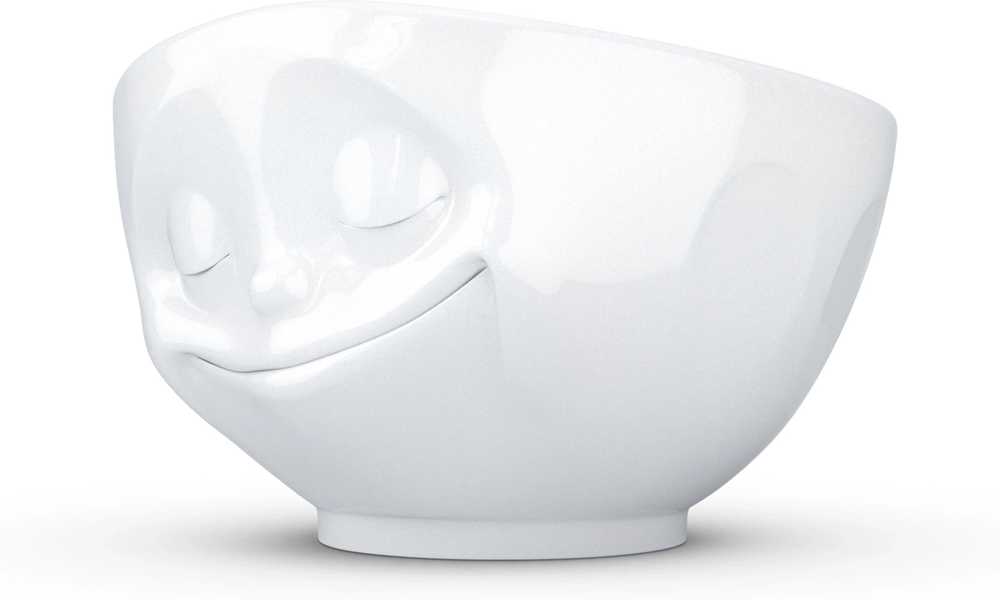 58products Porcelánová miska Tassen 58products 1000 ml | Šťastná - POŠKOZENÁ KRABICE