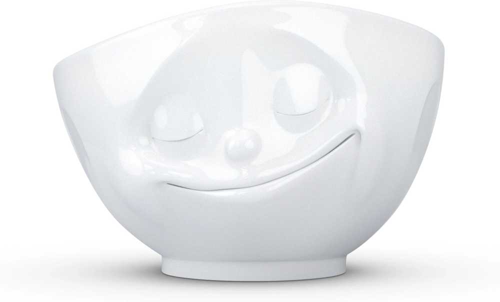 58products Porcelánová miska Tassen 58products 1000 ml | Šťastná - POŠKOZENÁ KRABICE