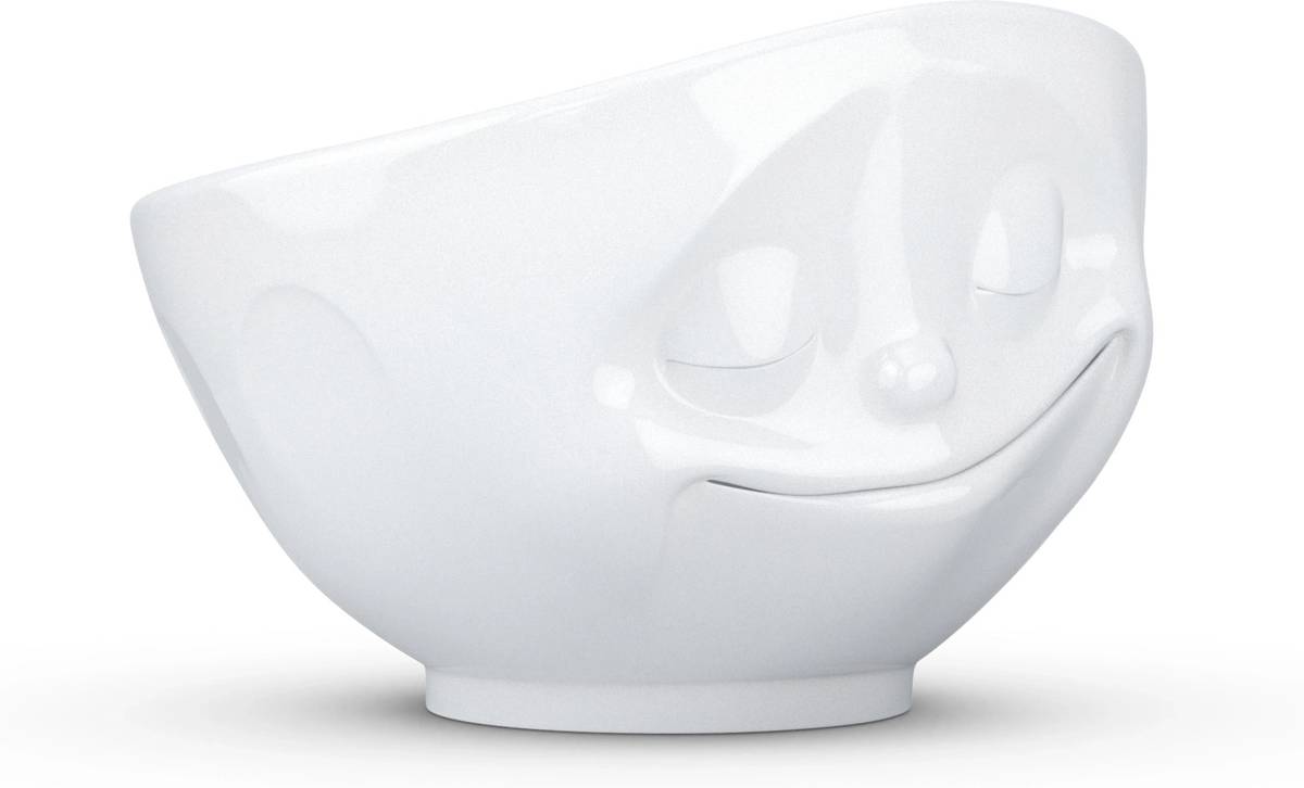 58products Porcelánová miska Tassen 58products 1000 ml | Šťastná - POŠKOZENÁ KRABICE
