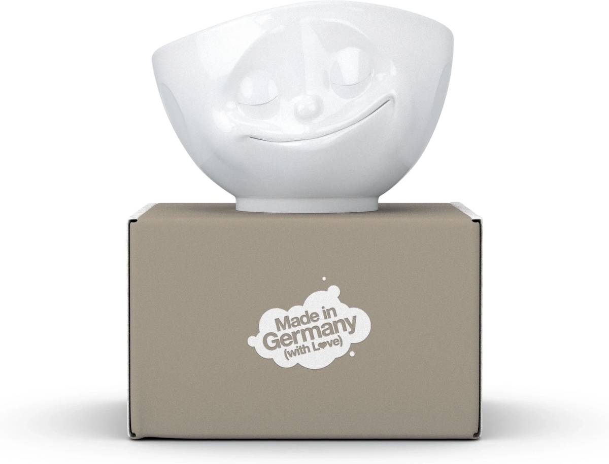 58products Porcelánová miska Tassen 58products 1000 ml | Šťastná - POŠKOZENÁ KRABICE