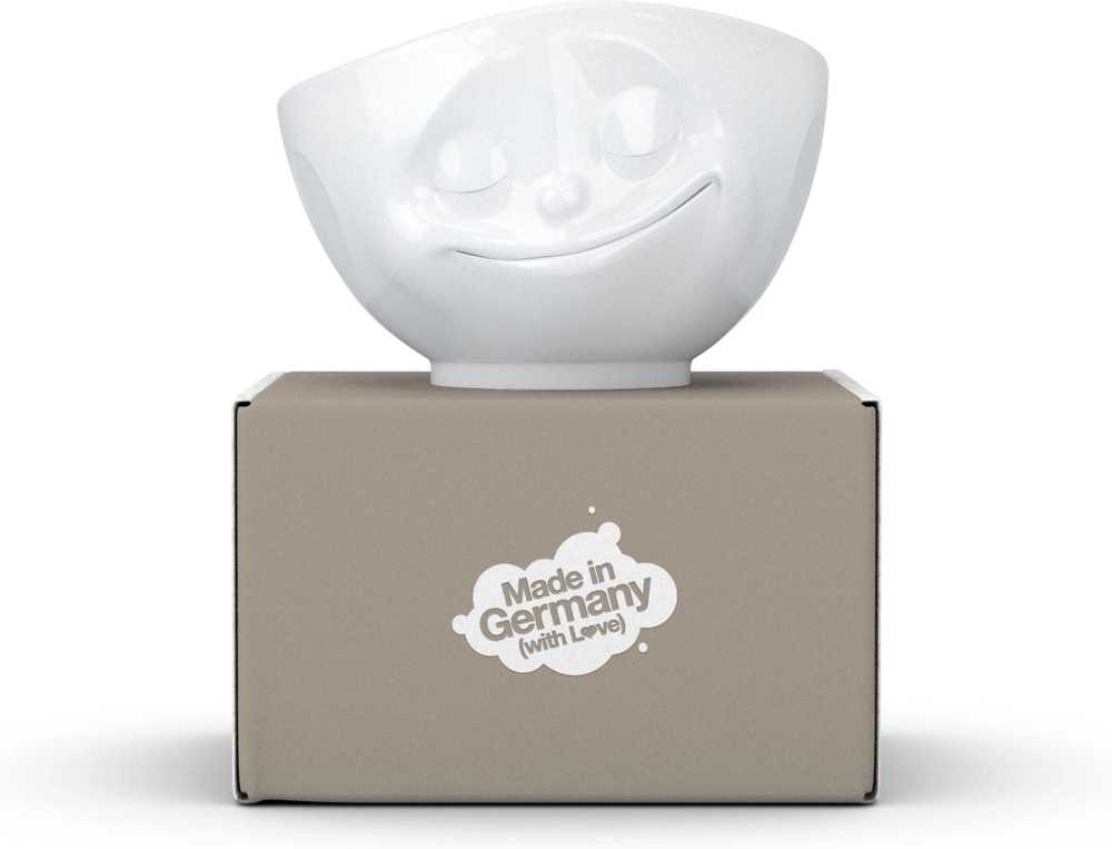 58products Porcelánová miska Tassen 58products 1000 ml | Šťastná - POŠKOZENÁ KRABICE