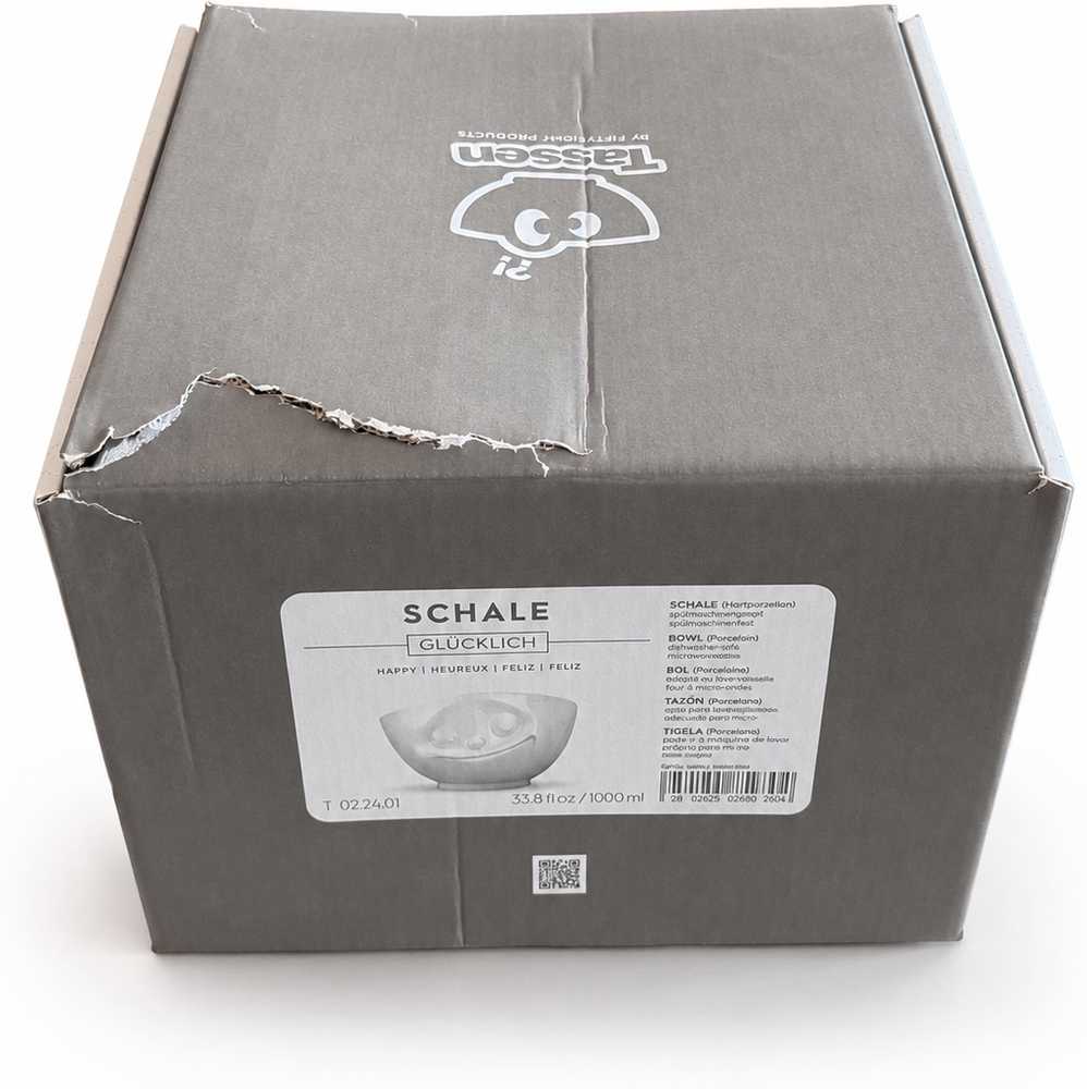 58products Porcelánová miska Tassen 58products 1000 ml | Šťastná - POŠKOZENÁ KRABICE