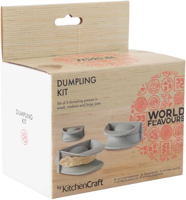 KitchenCraft World of Flavours Sada formiček na přípravu knedlíčků, 3 ks
