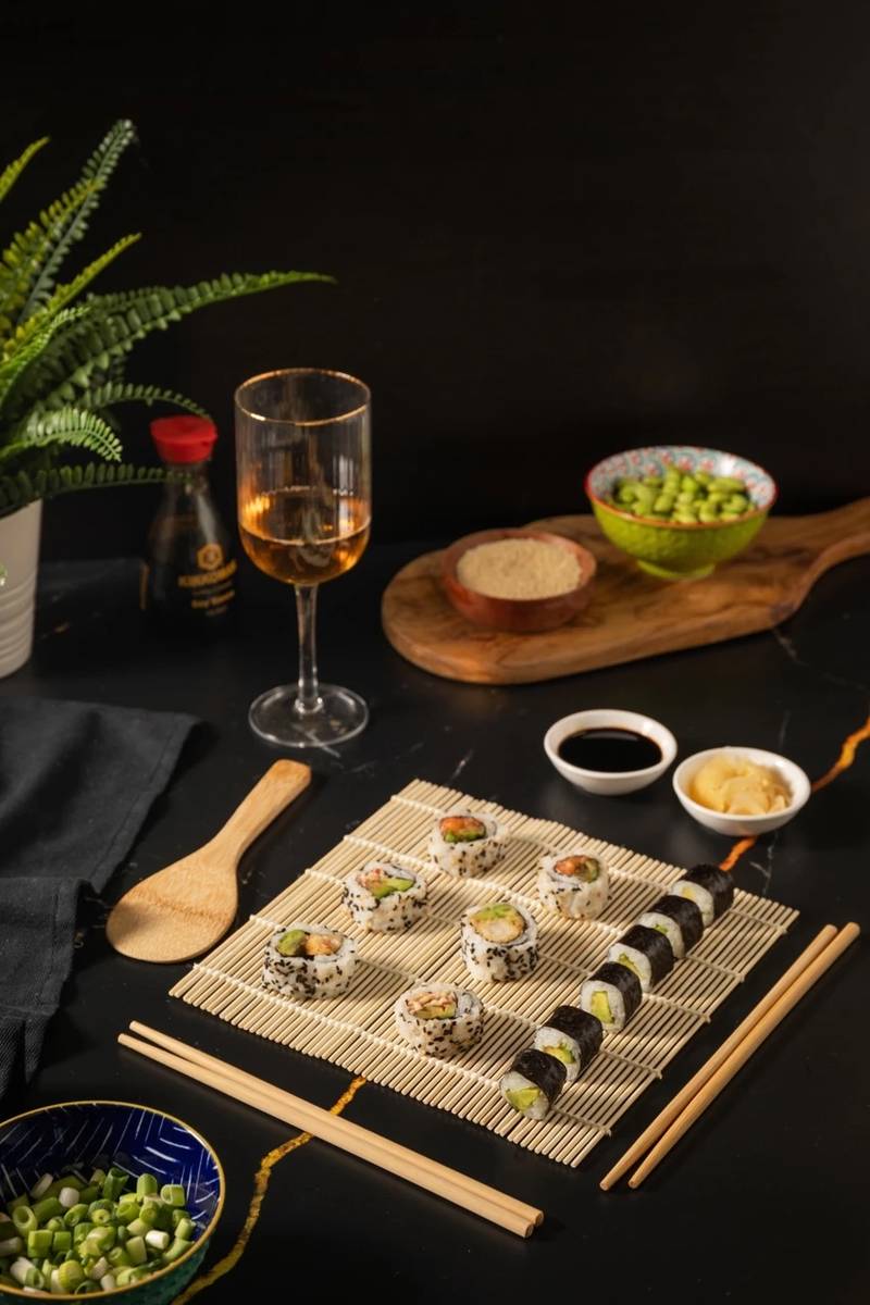 KitchenCraft World of Flavours Sada pro přípravu sushi, 4 ks