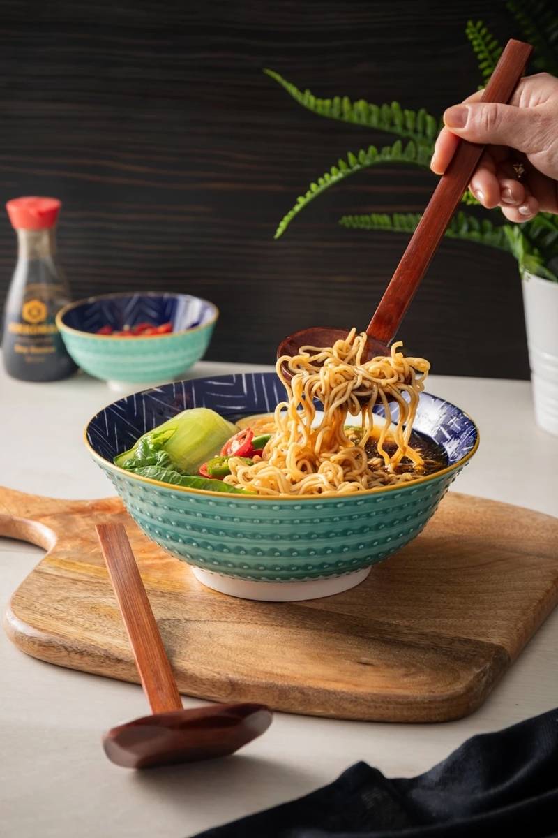 KitchenCraft World of Flavours Sada lžic na ramen, 2 ks