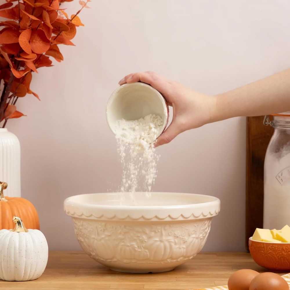 Mason Cash Pumpkin Mísa na těsto, 2 l, dýně, krémová