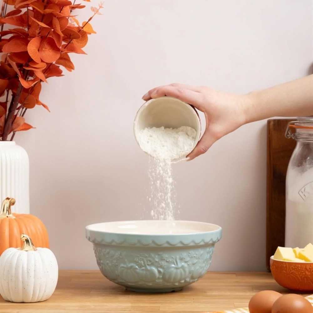 Mason Cash Pumpkin Mísa na těsto, 1,1 l, dýně, ledově modrá