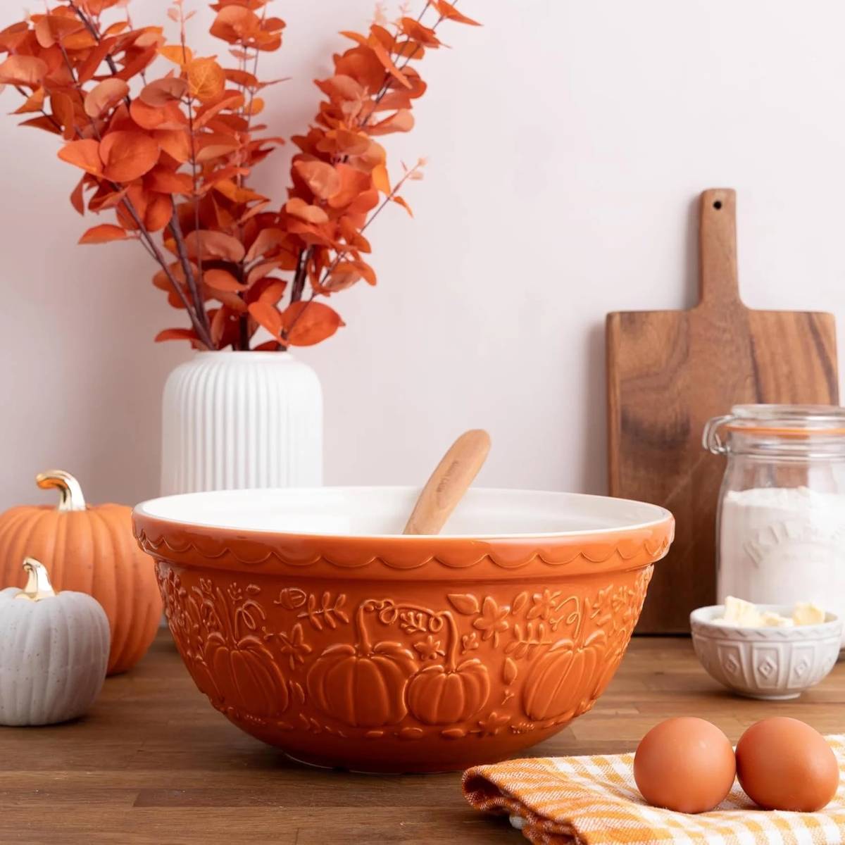 Mason Cash Pumpkin Mísa na těsto, 4 l, dýně, oranžová