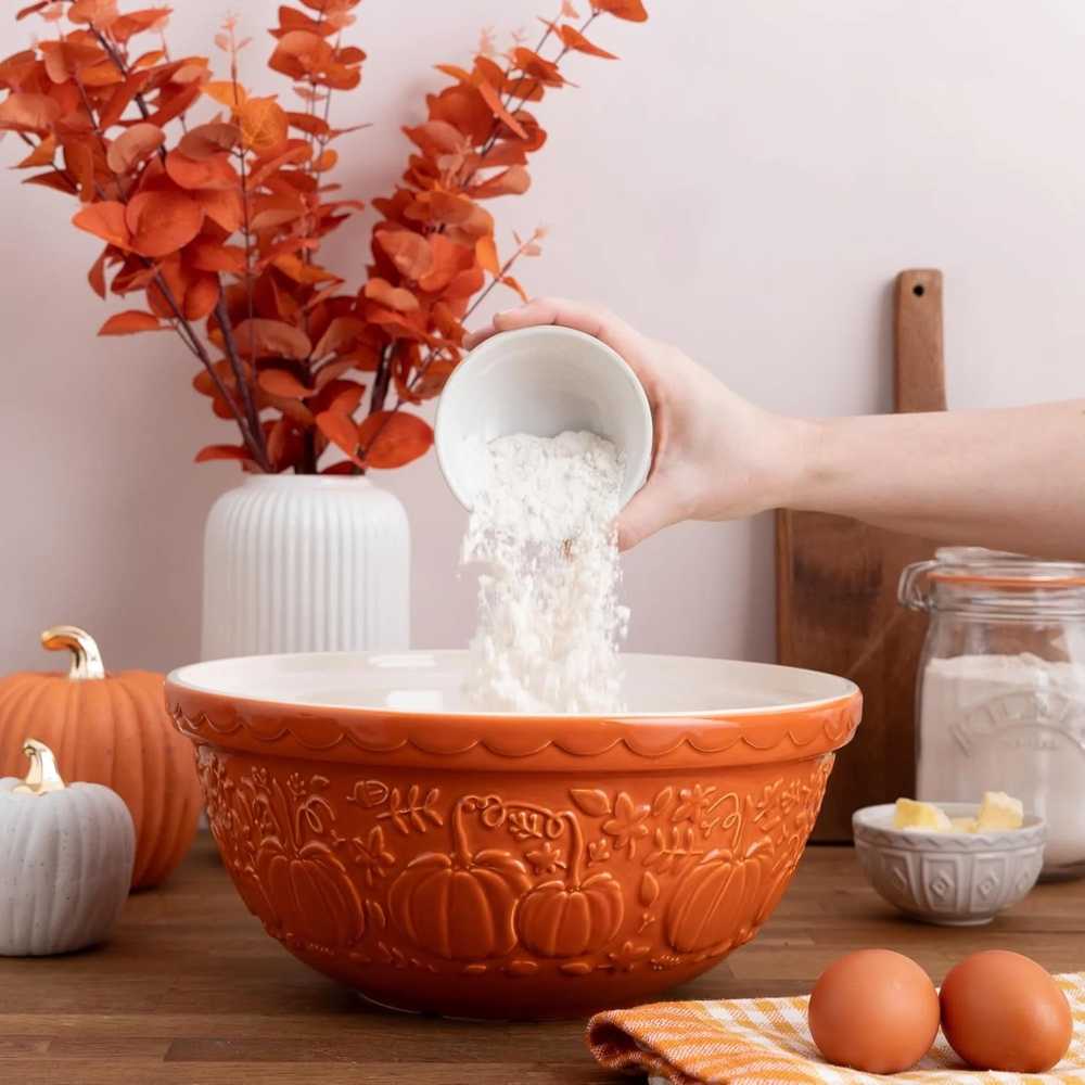 Mason Cash Pumpkin Mísa na těsto, 4 l, dýně, oranžová